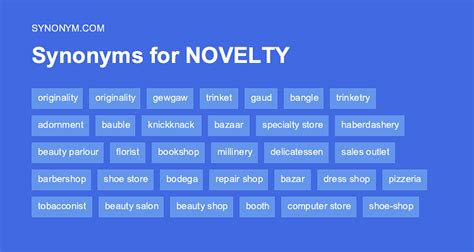 synonym for novelty|novelly.